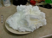 This is what happens when stick a bar of soap in the microwave